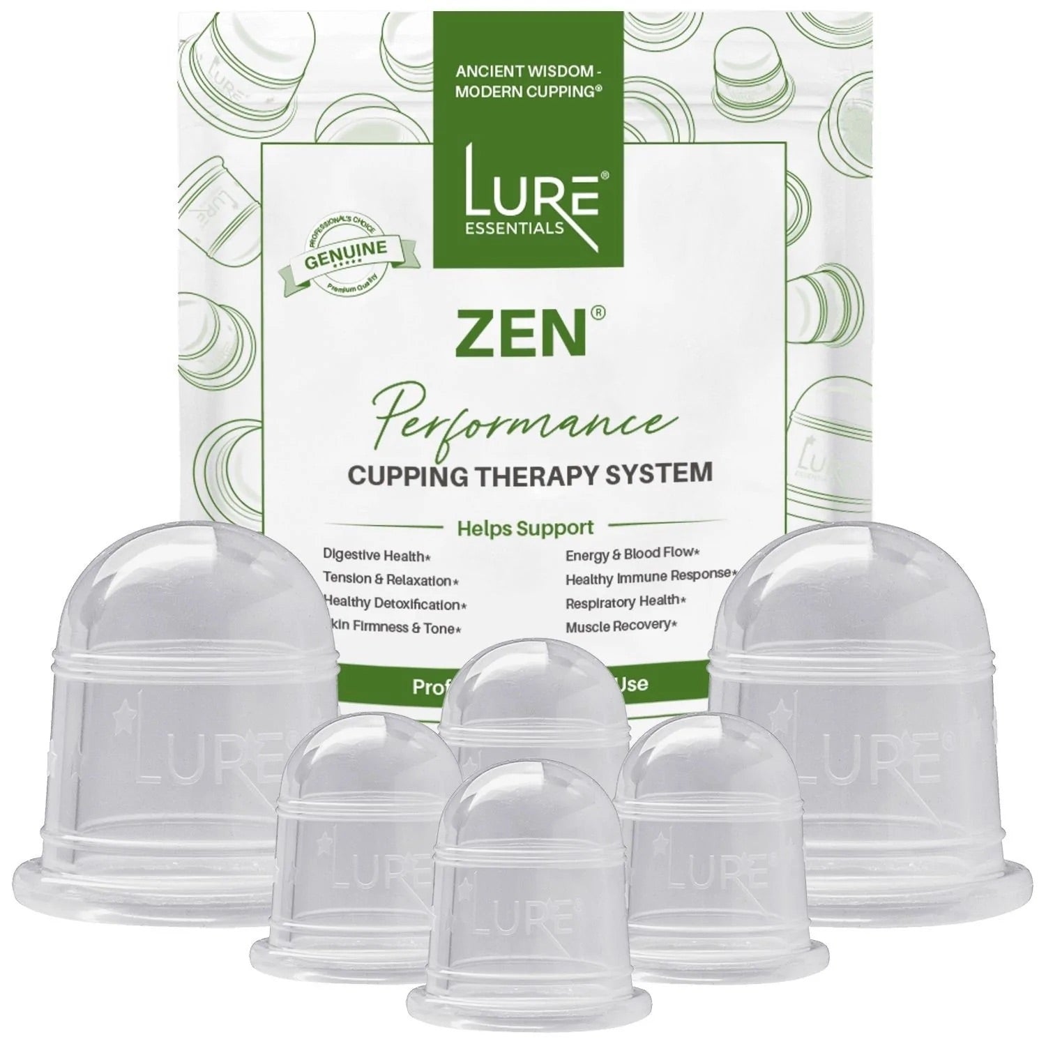 Silicone Cupping Therapy Zen Set (6 cups) – Earth's Metta