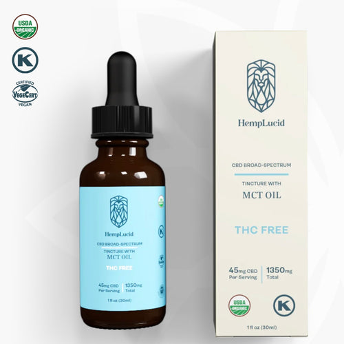USDA Organic Broad-Spectrum CBD in MCT Oil - THC Free