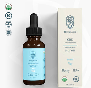 USDA Organic Hemplucid Full-Spectrum CBD in MCT Oil