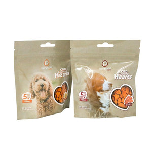 CBD Crunchy Hearts Dog Pet Treats - 30ct