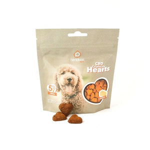 CBD Crunchy Hearts Dog Pet Treats - 30ct